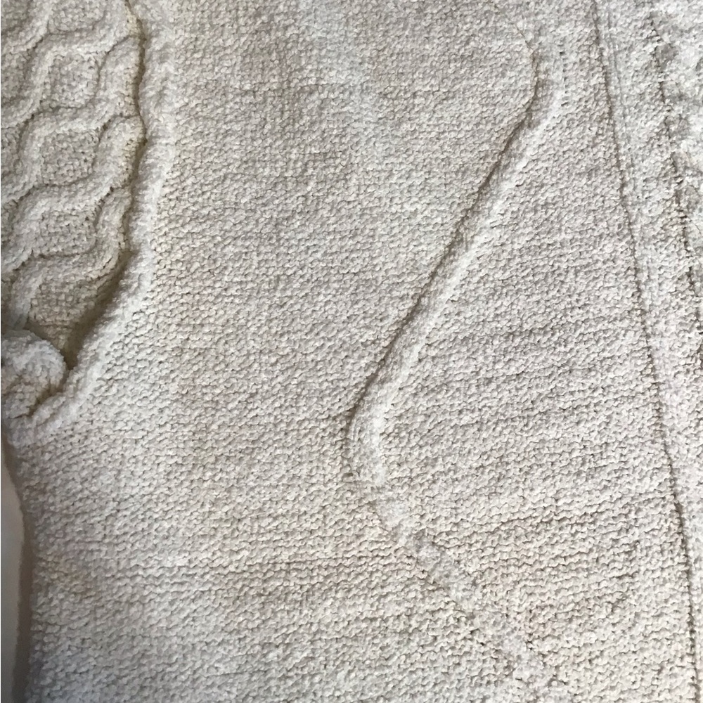 Free People White Cable Knit Sweater - Picture 6 of 9